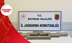 Batman Jandarma Ekipleri Kaçak Tütün ve Sigara Ele Geçirdi