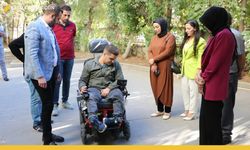 Siirt'te Engelli Gence Merdiven Çıkan Sandalye Armağanı