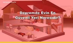 Depremde evin en güvenli yeri neresi?