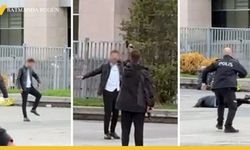 İstanbul Adliyesinin Önünde Kendini Bacağından Vurdu