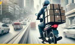 Batman'ın En İşlek Caddesinde Kurye Kazası