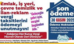 Belediye Vergi Borçlarında Son Gün Çağrısı 30 Kasım