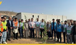 AK Parti Batman OSB'ye Fidanlarla Can Verdi