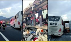 Osmaniye'de Feci Kaza: Otobüs Tıra Ok Gibi Saplandı