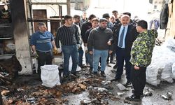 Yeni Sanayi Sitesi’ndeki Yangın Yerinde Vali Canalp’ten Sıcak Takip