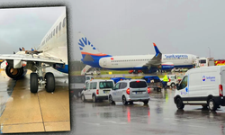 Antalya’da Dev Uçak Yan Yattı: Pistteki Metal Sürtünmesi Facianın Habercisiydi