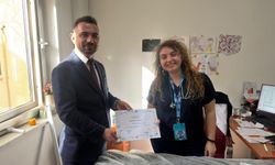 Kozluk'ta Dr. Nevin Çelik Fişek’e Teşekkür Belgesi