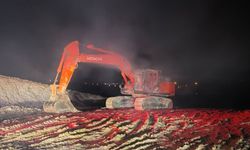 Oymataş OSB Şantiyesinde 600 Bin Euro’luk Makine Kül Oldu