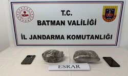 Batman Girişinde 1 Kilo Esrar Ele Geçirildi