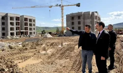 Gercüş Kaymakamı Uzun’dan TOKİ İnşaatına Yerinde Denetim