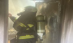 Mardin Artuklu’da Yangın: Müstakil Ev Kül Oldu