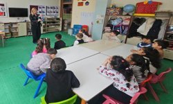 Batmanlı Çocuklar Diş Fırçalamayı Öğreniyor