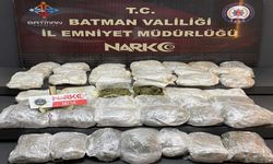 Batman'da Kamyonetin Kasasından 20 Kilogram Skunk Çıktı