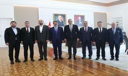 Ferhat Nasıroğlu ve Hüseyin Şansi Ankara'da Bakan Memişoğlu ile Görüştü