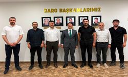Batman Adalet Komisyonu Başkanı Adnan Esmer’den Baroya Veda Ziyareti