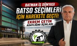 Ekrem Çetin, BATSO Başkanlığına Adaylığını Açıkladı
