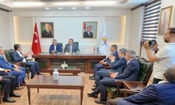 Nasıroğlu ve Şansi, AK Parti Gaziantep İl Başkanlığı'nda