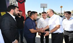 Vali Canalp’tan Yangından Zarar Gören Firmalara Geçmiş Olsun Ziyareti