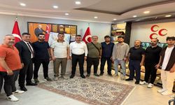 MHP Batman İl Başkanı Çetin, Türk Sağlık-Sen Yönetimini Ağırladı