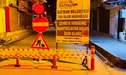 Batman'da Bir Sokak Geçici Olarak Trafiğe Kapatıldı