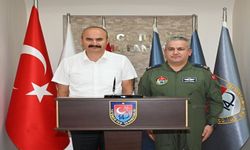 Vali Canalp’ten Tuğgeneral Erişir’e Hayırlı Olsun Ziyareti