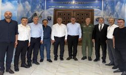 Nasıroğlu ve Şansi’den Tuğgeneral Koç’a Veda Ziyareti