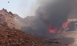 Kozluk’ta Seyir Halindeki Kamyon Alev Aldı