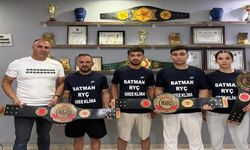 Batmanlı Sporculardan 4 Altın Kemer