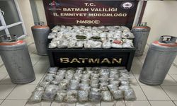 Batman’da Sanayi Tüplerinden 87,5 Kilo Skunk Çıktı