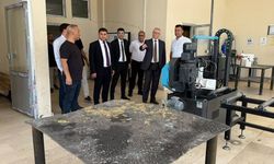 Yaşar Ciğer Kozluk’ta Mesleki Eğitim Atölyelerini İnceledi