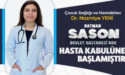 Sason'da Yeni Çocuk Doktoru Hasta Kabulüne Başladı