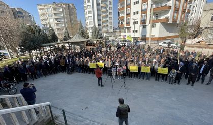 Şanlıurfa'da İsveç'te Kur'an-ı Kerim'in yakılması protesto edildi