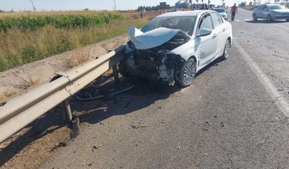 Şanlıurfa'da iki otomobilin çarpıştığı kazada 1 kişi öldü, 5 kişi yaralandı