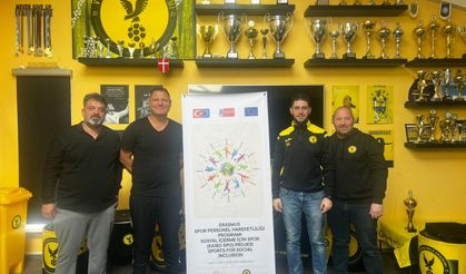 Diyarbakır'dan Danimarka'ya giden ekip, spor kuruluşlarıyla bir araya geldi