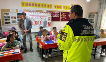 Hasankeyf'te Miniklere Trafik Dersi