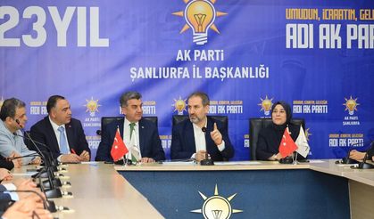 AK Parti'li Şen, Şanlıurfa'da ziyaretlerde bulundu