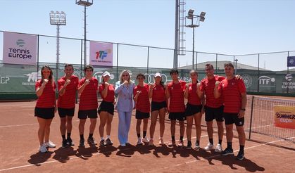 14 Yaş Kız ve Erkek Tenis Milli Takımları, Avrupa Yaz Kupası Finalleri'ne katılmaya hak kazandı
