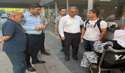 AK Parti Batman İl Başkanı Şansi'den Hastalara Moral Ziyareti