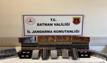 Hasankeyf'te Kaçak Sigara Operasyonu