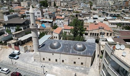 Depremde zarar gören 3 asırlık Kilis Çalık Camisi yarın ibadete açılacak