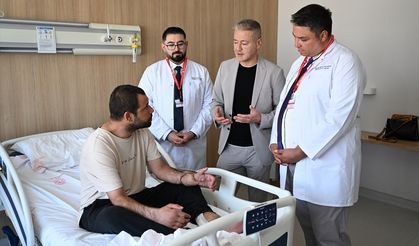 Elektrik akımına kapılan işçi, doku nakliyle dört uzvunu kaybetmekten kurtuldu