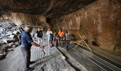 Gaziantep'teki kendir üretilen mağara fotoğrafçıların uğrak mekanı oldu