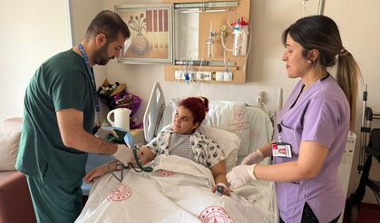 Mardin'de yüksekten düşen kadın geçirdiği iki cerrahi müdahaleyle sağlığına kavuştu