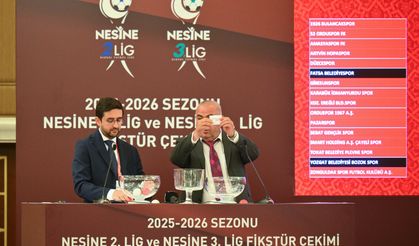 Nesine 2. ve Nesine 3. Lig'in yeni sezon fikstürü, Ankara'da çekildi