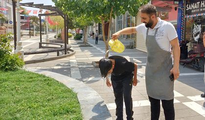 Tüm zamanların sıcaklık rekorunun kırıldığı Silopi'de kavurucu sıcaklar bunaltıyor
