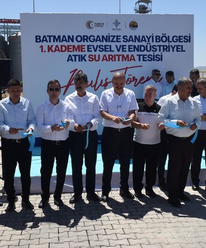 Batman OSB'de Atık Su Arıtma Tesisi Açıldı