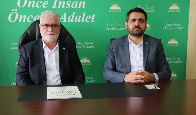 HÜDA PAR Siirt Belediye Başkan adayı Özcan, projelerini tanıttı