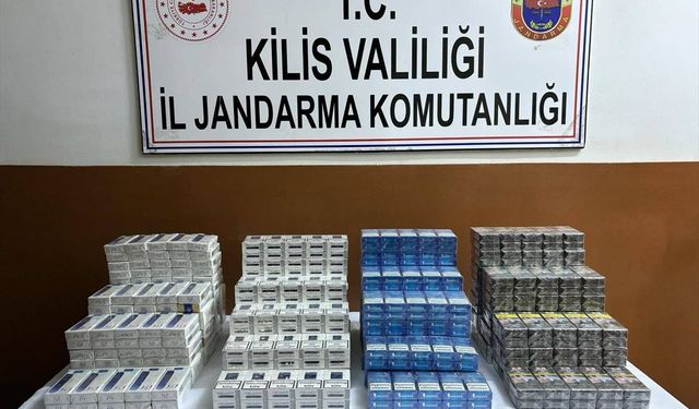 Kilis'te 650 paket gümrük kaçağı sigara ele geçirildi