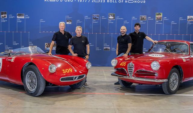 Alfa Romeo'nun katıldığı "1000 Miglia Yarışı" başladı