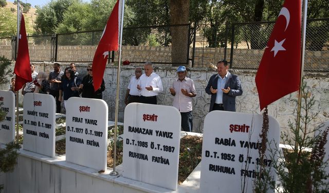 Mardin'de 37 yıl önce PKK'lı teröristlerce katledilen 30 kişi anıldı